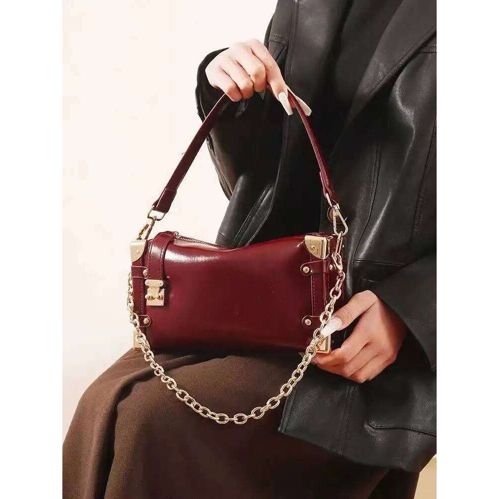 High Quality Autumn Fashion Pillow Textured Leather Solid Color Women Handbag Lady Purse Shoulder Messenger Casual Bag