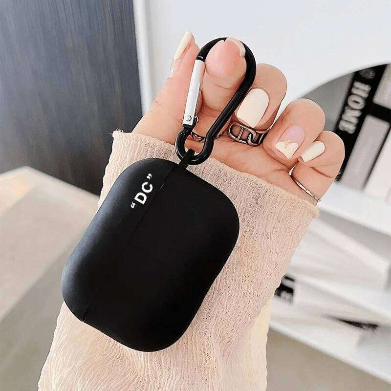 Hot Off Stylish Black Earphones 1 3 4 Pro 2 Generation Airpod Case Cover Gift for Boyfriend