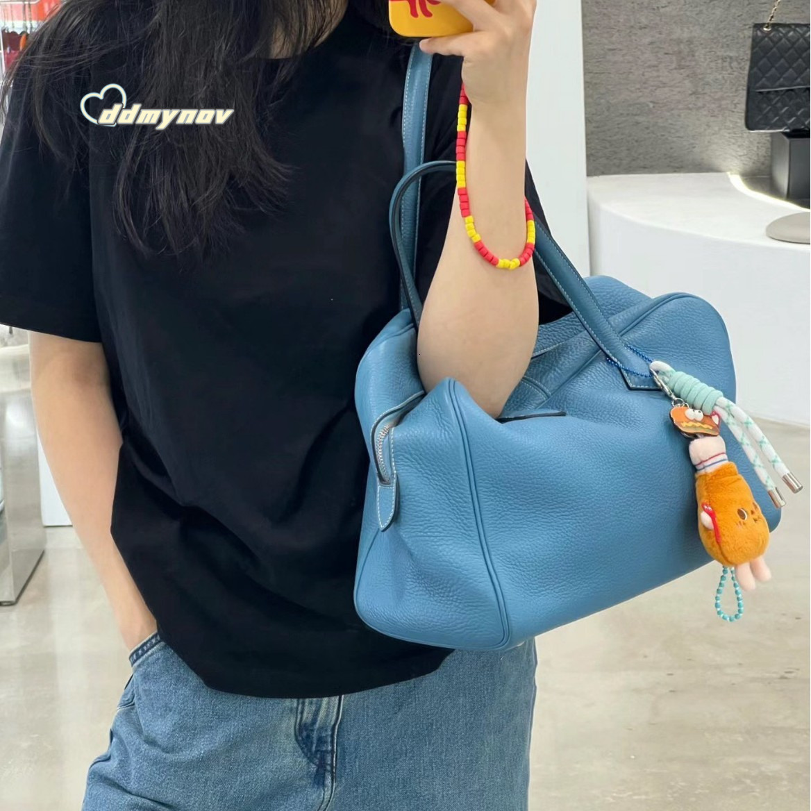 2024 New TC Victoria Genuine Leather Women's Boston Commuter Large Capacity Shoulder Bag Handbag ddmynov
