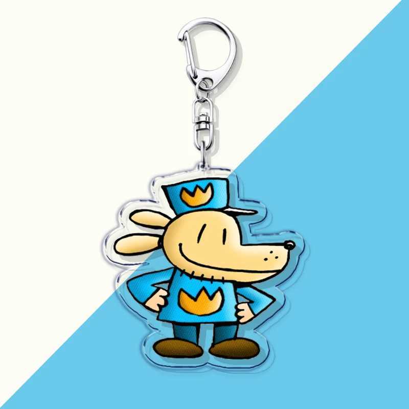 Popular Cartoon Dog Man and Cat Keychain for Accessories Bag Key Chain Ring Jewelry Fans Cute Anime Gifts Kids Children Keychain XJ250602
