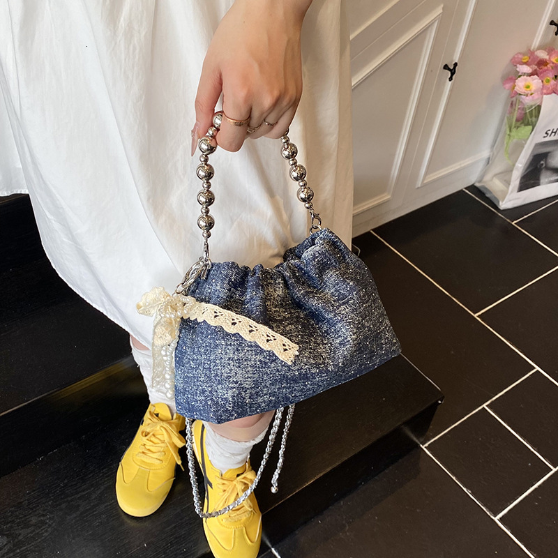 designer Summer New Cloud Chain Women's Bag 2025 Fashion Versatile Stylish Pleated Shoulder Bag Korean Style Niche Crossbody Bag