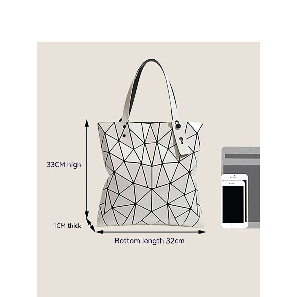 Geometric pattern tote stylish shoulder bag, fashionable handbag, suitable for daily use, casual