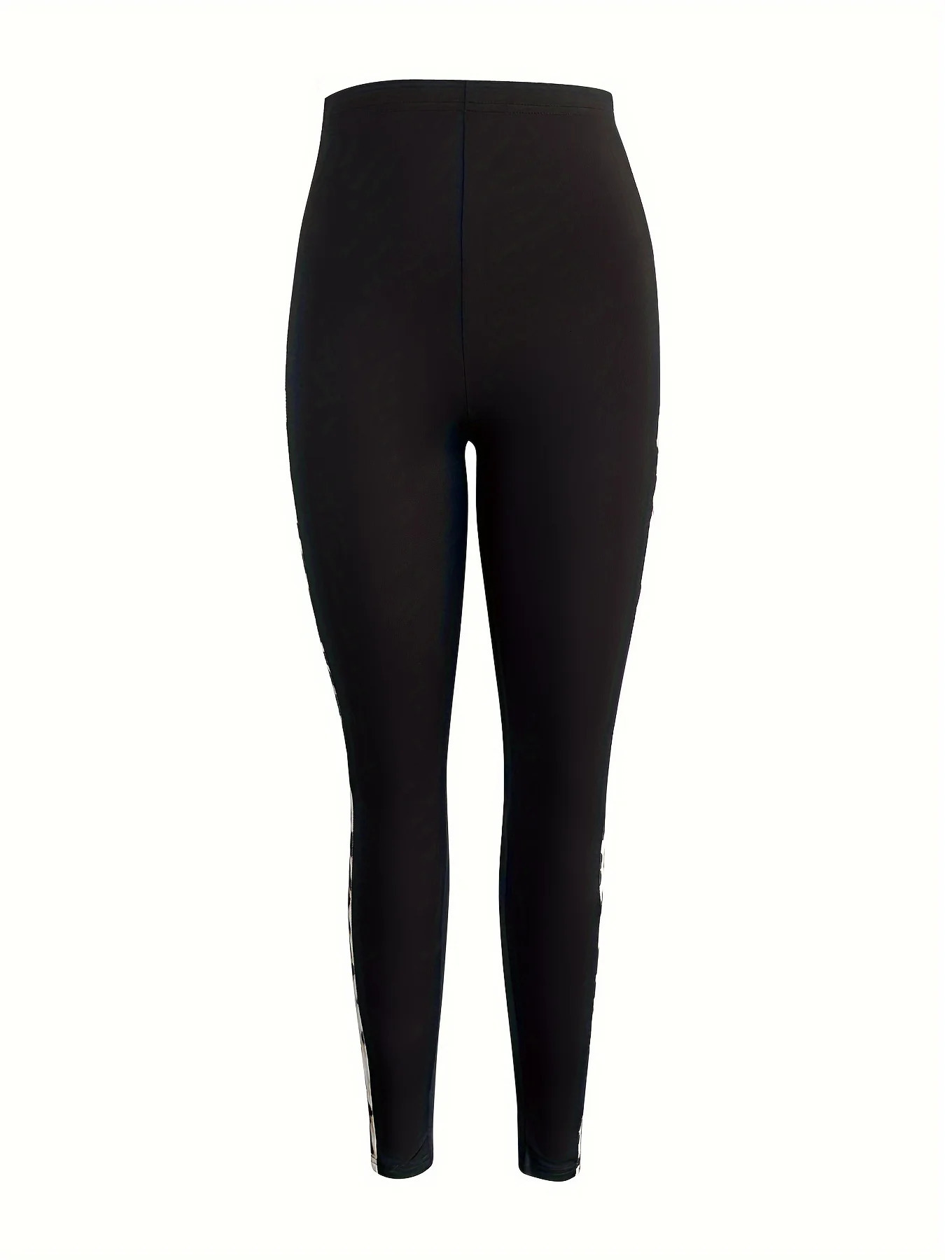 Womens High Waist Leopard Print Side Panel Yoga Pants Stretchy Sports Leggings Fitness And Workout Tights 250603