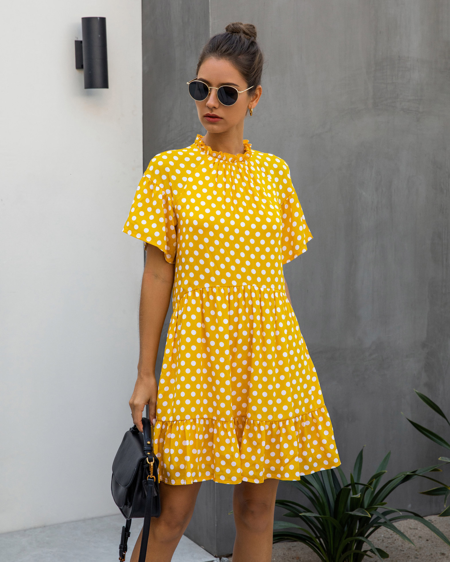 women's wear New 2020 Summer Fashion Polka Dot Style Women's Dress
