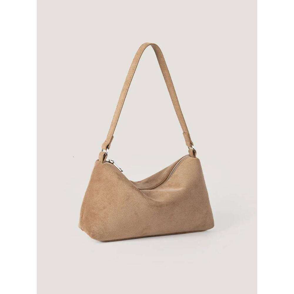 Women's Designer Vintage Suede Women Armpit Shoulder Bags Autumn Winter New Frosted Top-Handle Bag Lady Fashion Commuter Handbags