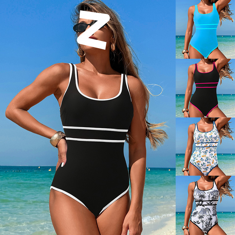 Summer Beach Sexy Women Free Shipping 2025 New Designer Shoes Tight Racing Women's One-piece Sports Ins Style High-end Feeling Huludao Xingcheng 
