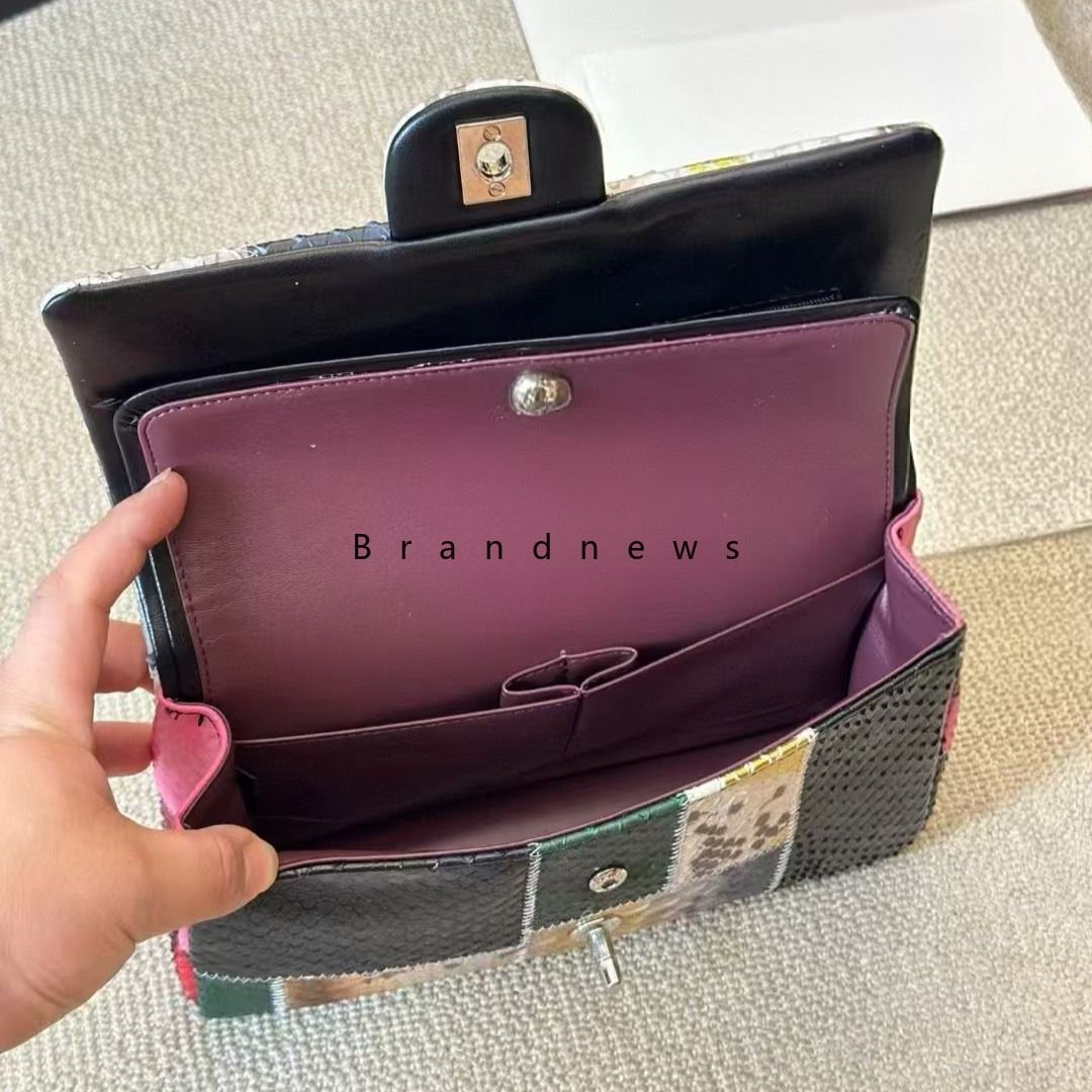 Genuine Leather Shoulder Bags Womens Fashion Designer Chain Purses And Handbags Retro Delicate Calfskin 25cm Crossbody Underarm Sling Bag 2748