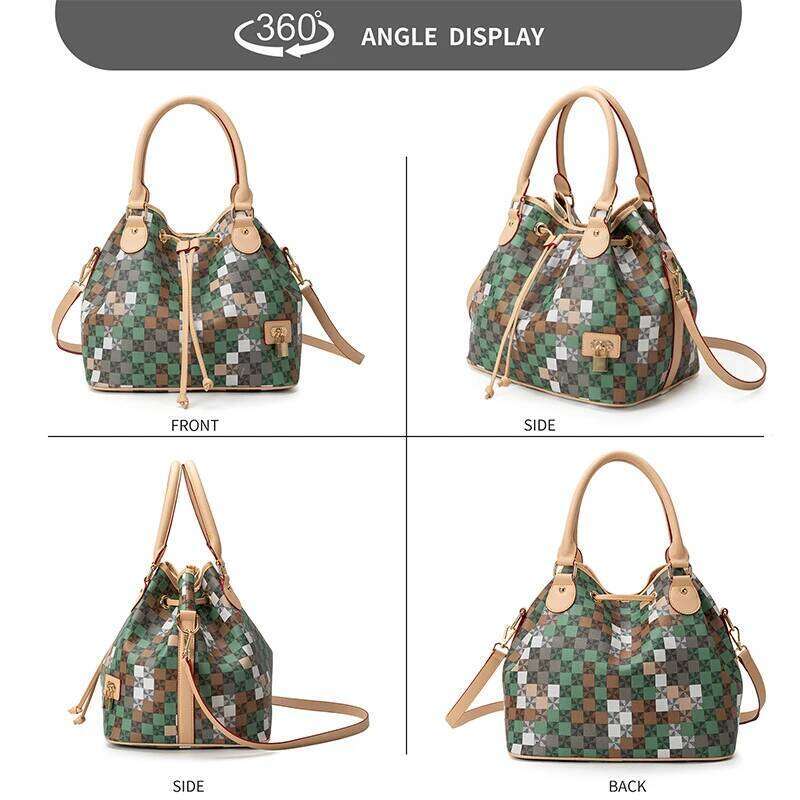 Shoulder Women Fashion Hobo Lady Purses For Woman Designer Work Female Bucket Bags Handbags