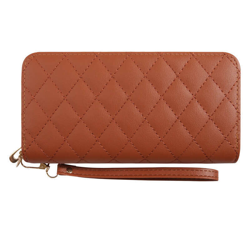 New Women's Wallet Handbag High-end Double Zipper Clutch Fashion Cute Large Capacity Coin Purse Phone Bag