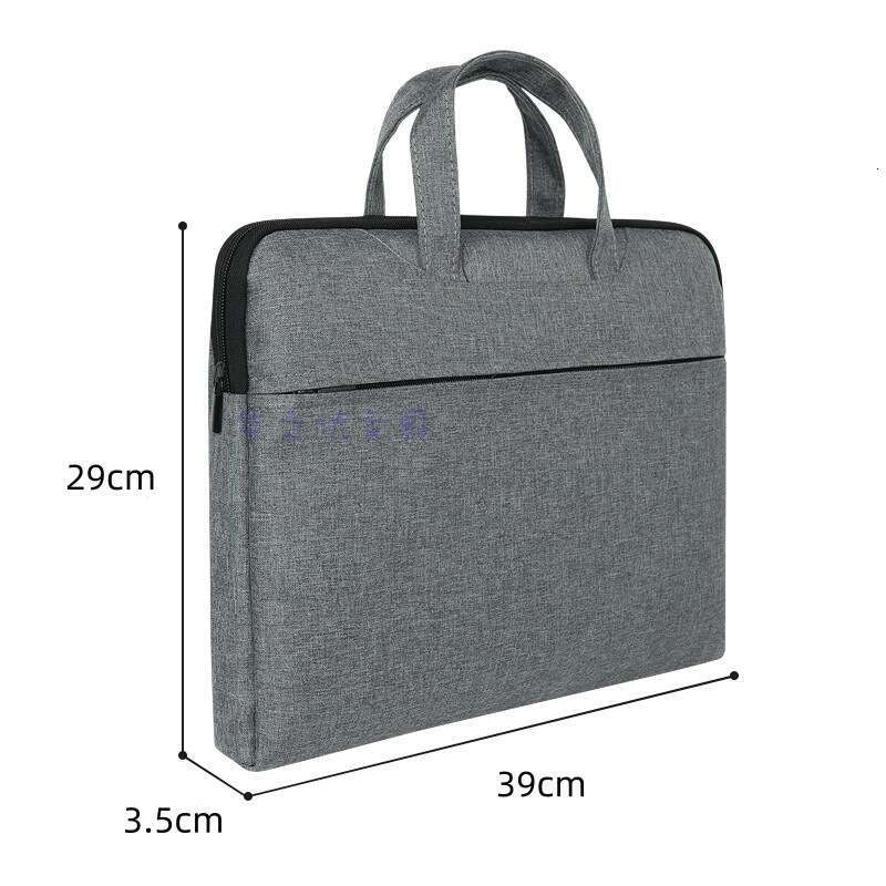 Men's Briefcase Business Document Government File Handbag Women's Canvas A4 Civil Servant Laptop Bag