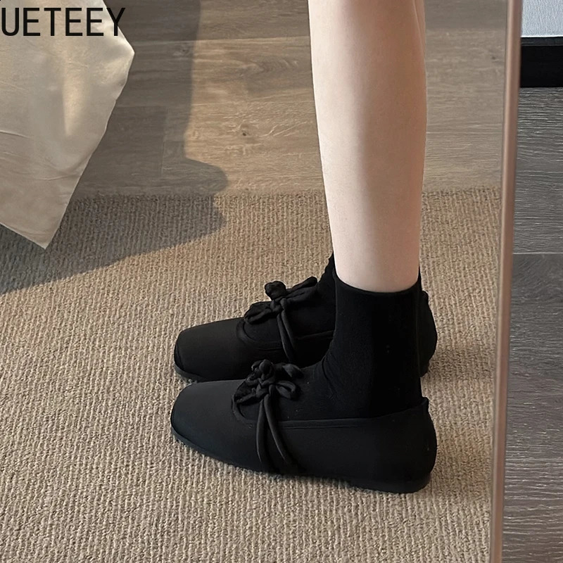Ethnic Style Women Loafer Shoes Fashion Shallow Slip On Shoes Spring Autumn Party Shoes 250528