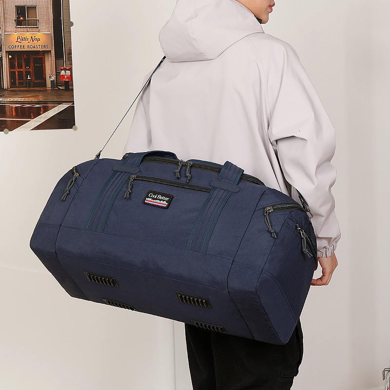Large Capacity Foldable Handheld for Men Women, Students, Long and Short Distance Travel Lage Bag, Water-Resistant Multi-Functional Bag