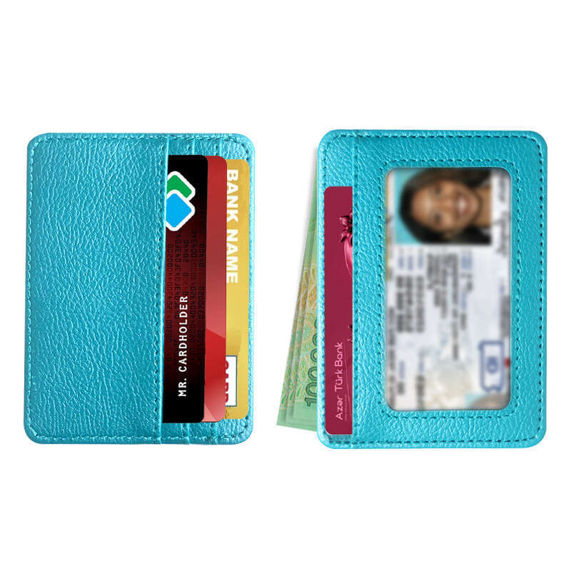 5-Slot PU Leather Wear-Resistant Scratch-Resistant ID Holder Large Capacity Multi-Functional Card Sleeve