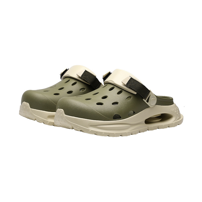 designer Men's EVA Clogs Summer Outdoor Thick Sole Comfortable Sandals Beach Breathable Non-Slip Odor-Resistant Closed-Toe Slippers