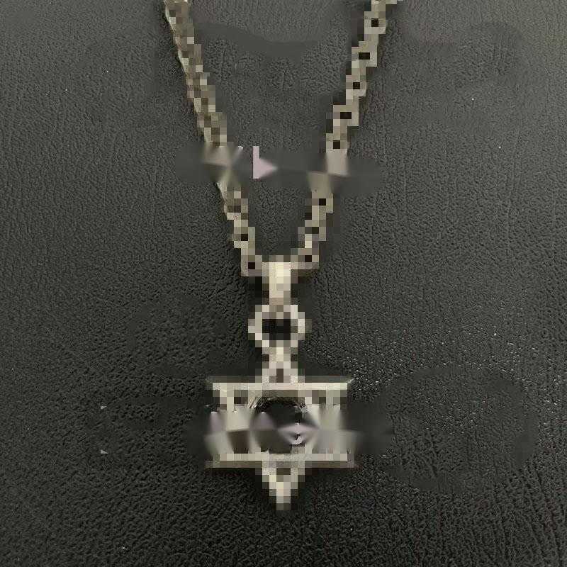 Chromes Pendant Boat Necklace Thai sier Designer Bold 2 Letter Cross Dia Women Necklaces Brand Anchor Flower Chain Men Love Classic Jewelry C63