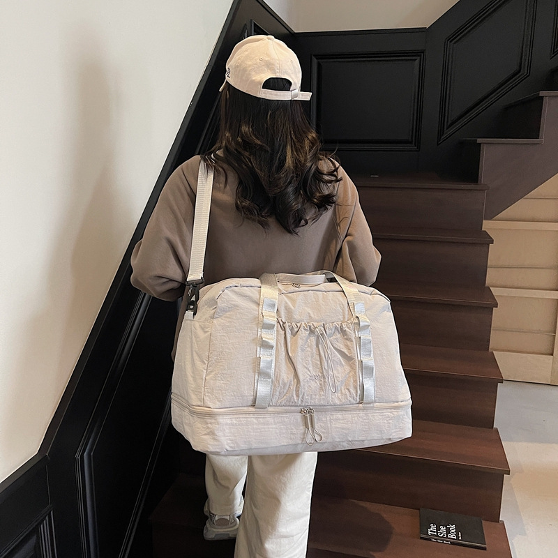 New Short-Distance Business Trip Travel Handbag for Women Large Capacity Fiess Duffel Sports Storage Lage Bag Yoga