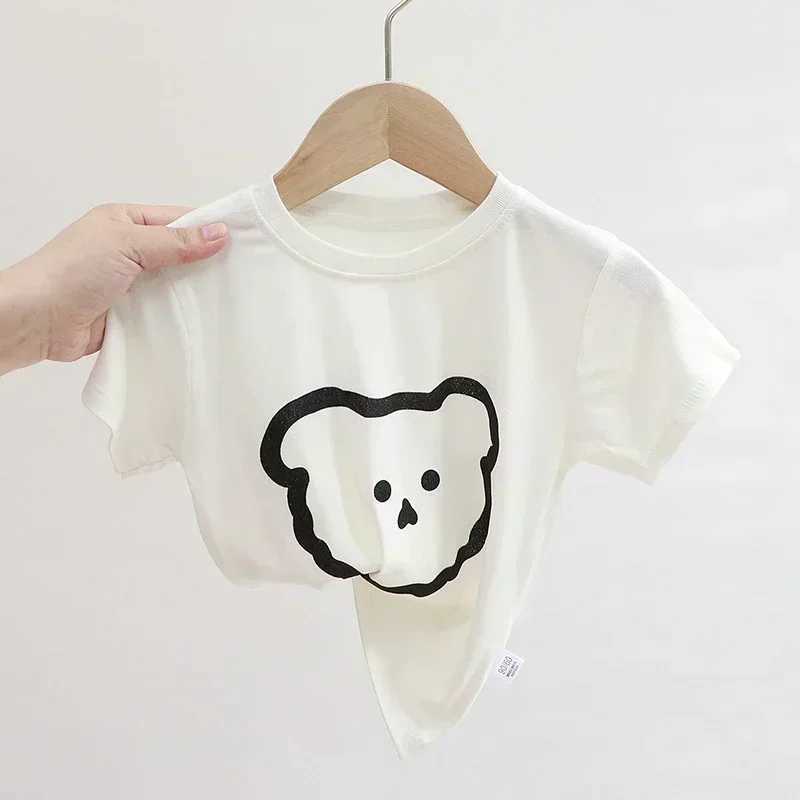 Baby Tops Cotton Printing Short Sleeve Kids Girls Boys Breathable Casual T-shirts Fashion Girl Tops Infant Clothing T250603