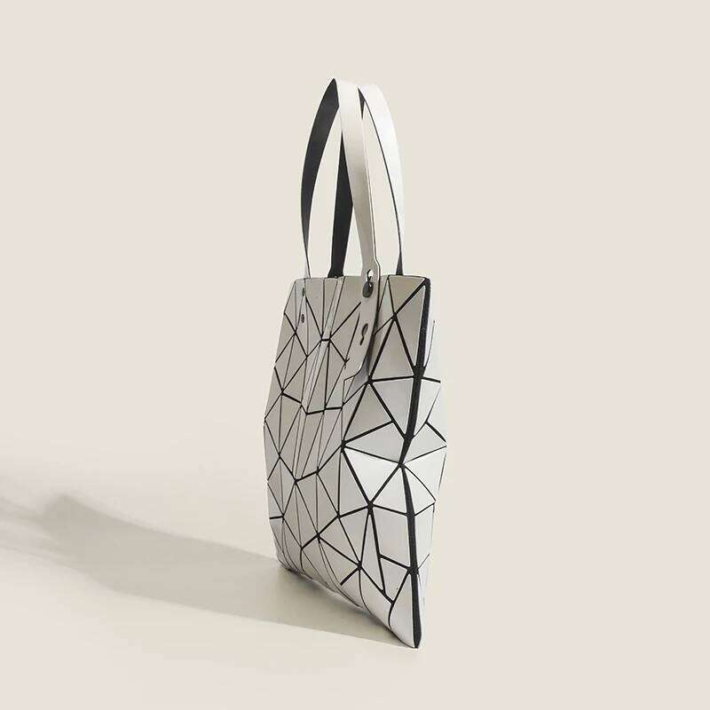 Geometric pattern tote stylish shoulder bag, fashionable handbag, suitable for daily use, casual