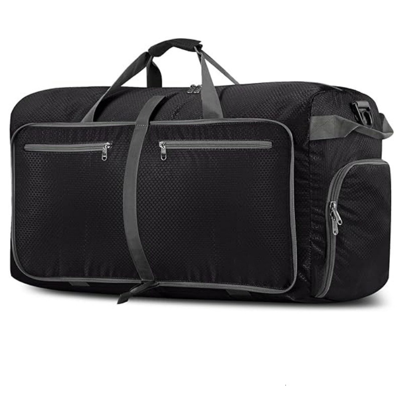 Large Capacity Foldable Travel with Shoe Compartment Sports Lightweight Waterproof Duffel Bag Suitable for Camping