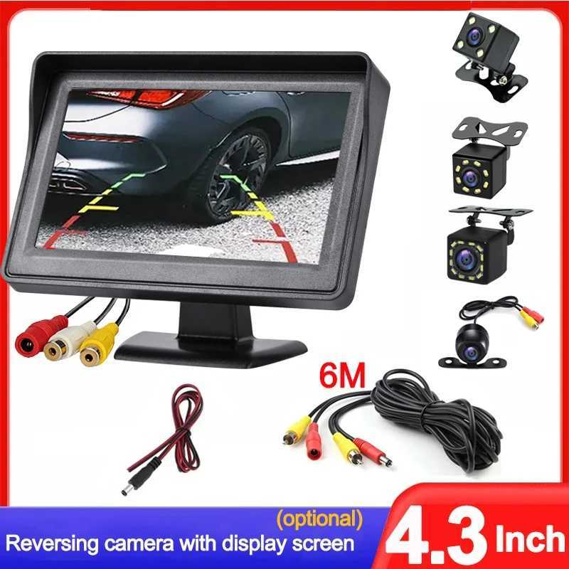 Car dvr Easy Installation 4.3Inch Rear View Camera Monitor Screen Reversing Camera for Car Parking System Camera for Vehicle R250529 S400