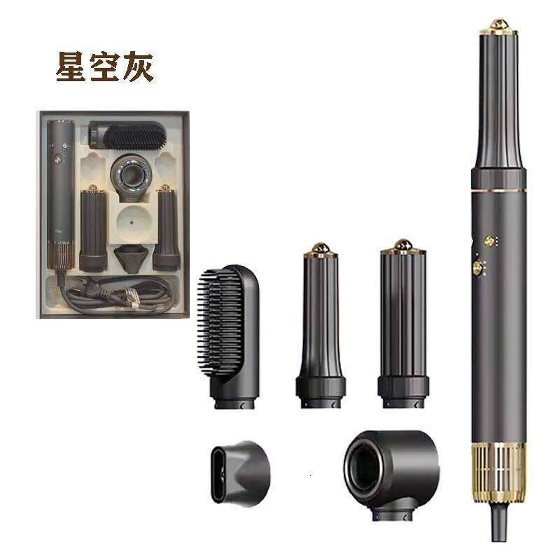 5-in-1 Multi-Functional Hair Dryer:Intelligent Heat Control 600 Million Negative Ions for Frizz-Free Styling