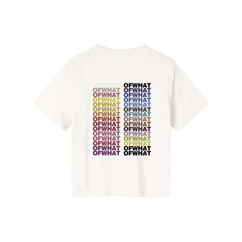 Trendy short-sleeved T-shirt childrens clothing pure cotton loose summer mens and girls casual wear T250603