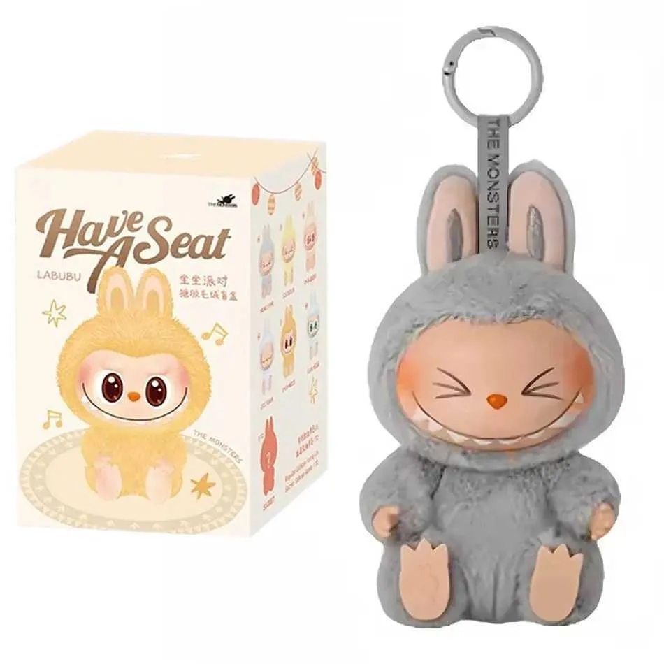 15cm new Labubu Macaron The Monsters Labubu Party Vinyl Plush Blind Box Decorative Surprise Box Doll Collection Birthday GiftC250325