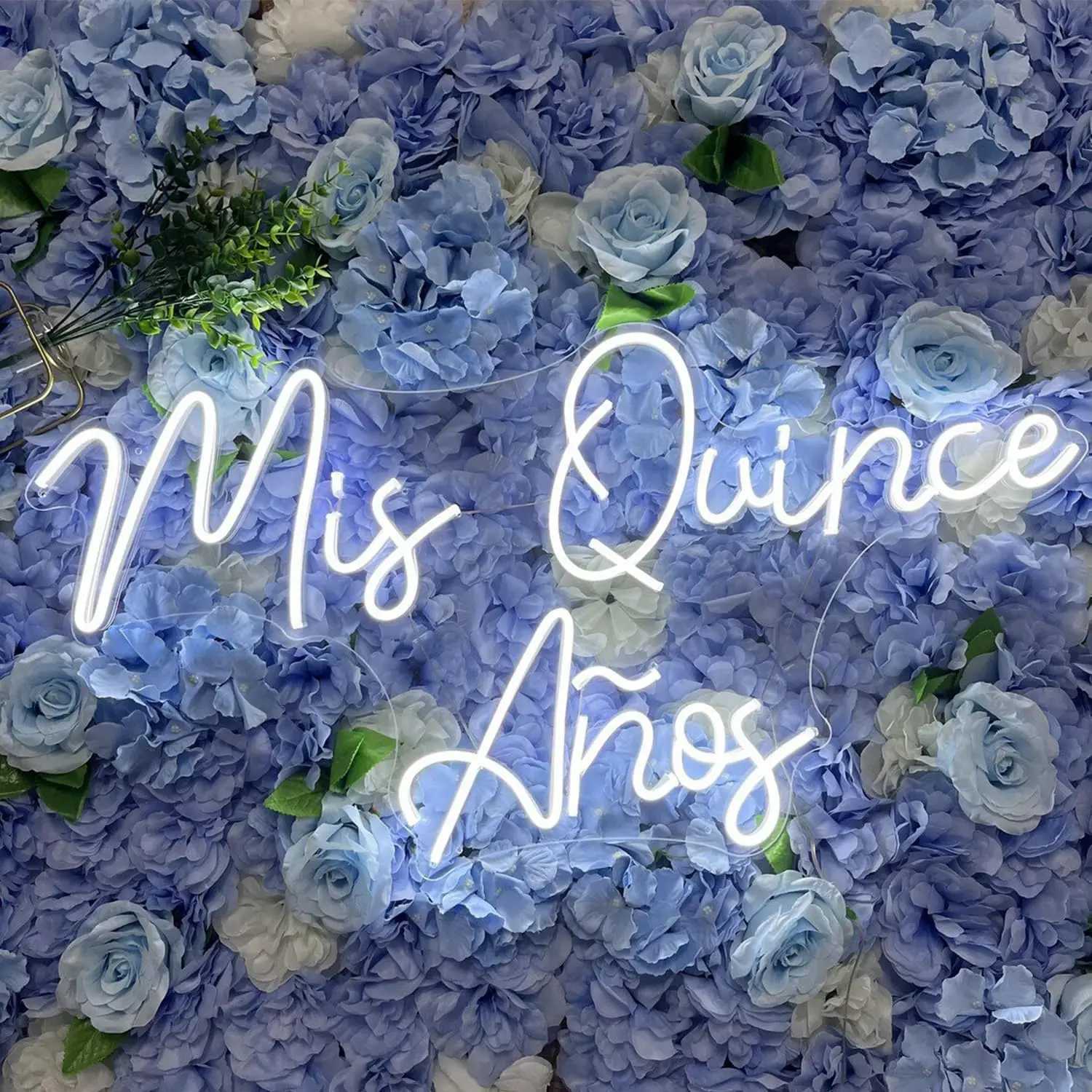 My Fifteen Years Neon Sign USB Dimmable LED Neon Light for Wall Decor White Quinceanera Neon Birthday Gift Quince Light Up Sign XJ250602