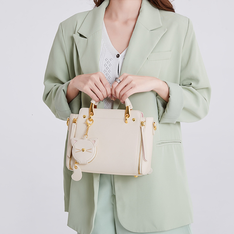 Brand High Quality New Style Handbag Genuine Women's Bag Bag Women's Soft Bag Women's Bag Solid Color New Free Delivery Designer Bag