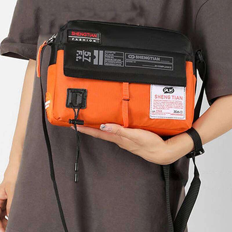 New Single Shoulder Outside The Casual Crossbody Fashion Hand Nylon Color Bag Trendy Mini Small Backpack