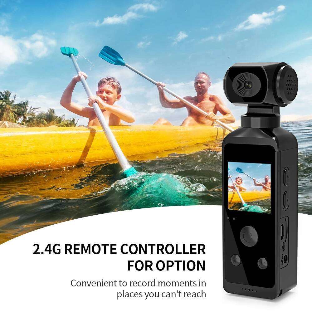 4K 1.3" Screen Action Camera Pocket Cam 270° Rotatable Outdoor Video Shooting Bicycle Motorcycle Sport Wifi Motion Camcorder
