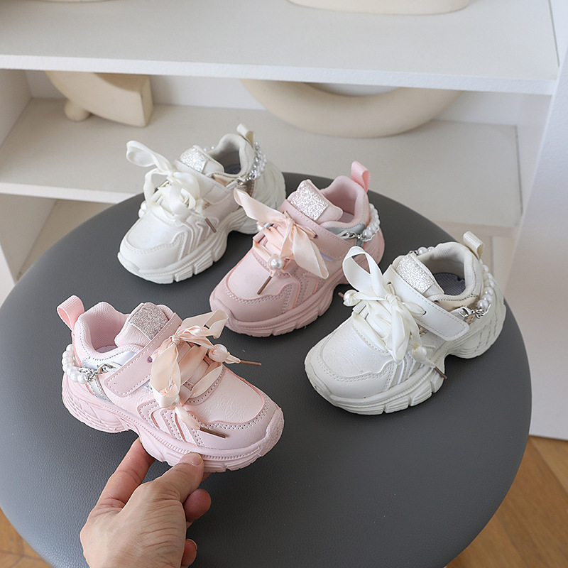 Ddmyshoesvip children's shoes Girls Sneakers Spring Autumn New Soft Sole Children S Casual For Toddlers And Kids Fashion Breathable Dad Shoes Non
