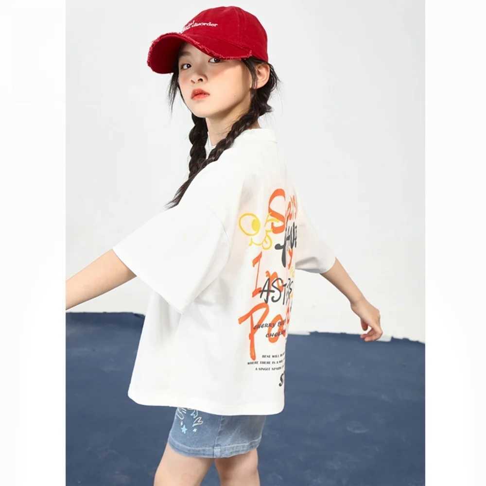 2025 new childrens half-sleeved T-shirt for summer clothes for women medium-sized childrens short-sleeved T-shirt for men T250603