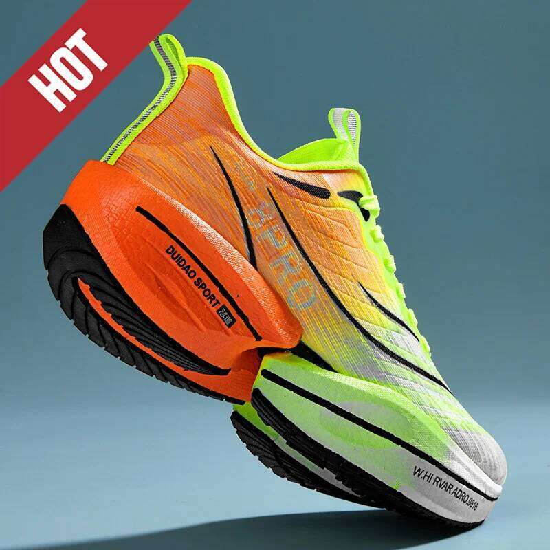 Carbon Plate Marathon Men Casual AirCushion Sport Running Shoes Lightweight Comfortable Athletic Hiking Sneakers