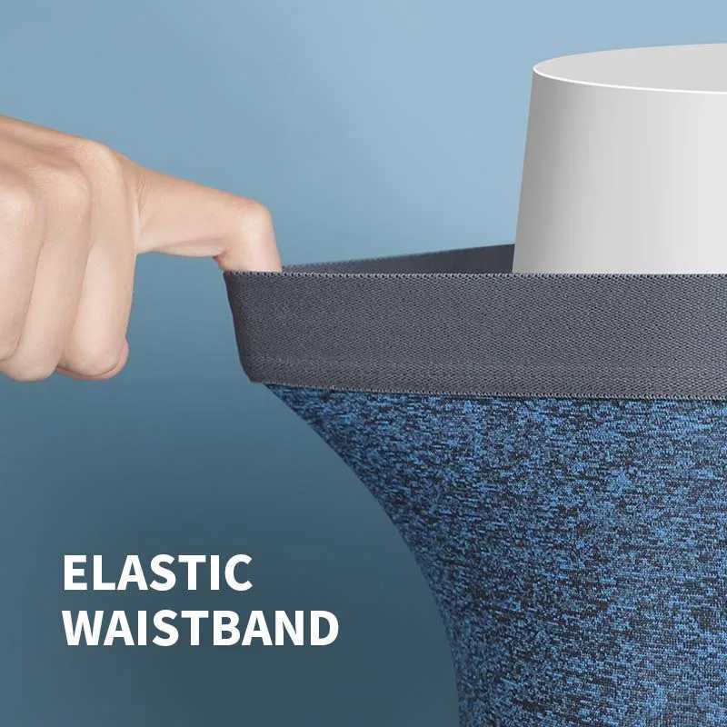 MiiOW 4Pcs Brand Retro Gay Sexy Men Underpants Boxers Shorts Breathable Cueca Man Underwear Men Boxer Ice Silk Mens Panties W250603