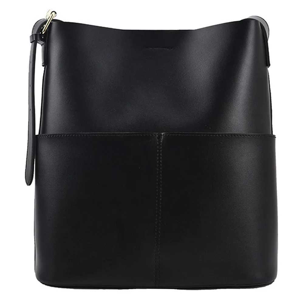 Women Leather Bucket Bag Multi Pocket PU Crossbody Bag Fashion Shoulder Tote Bag Messenger Bag Outdoor Travel Bag W250602