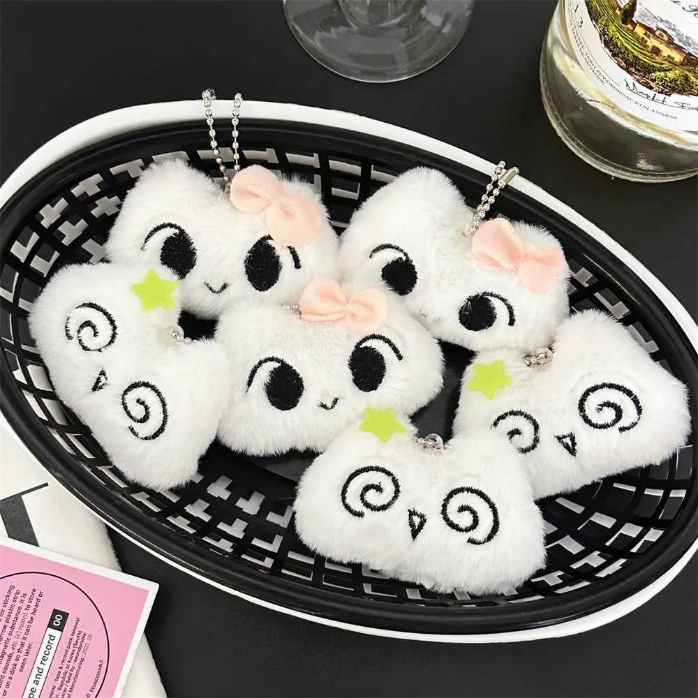 2Pcs New Cute Plush Kitten Doll Pendant Girl Heart Backpack Pendant Super Cute Keychain Doll AccessoriesXJ250602