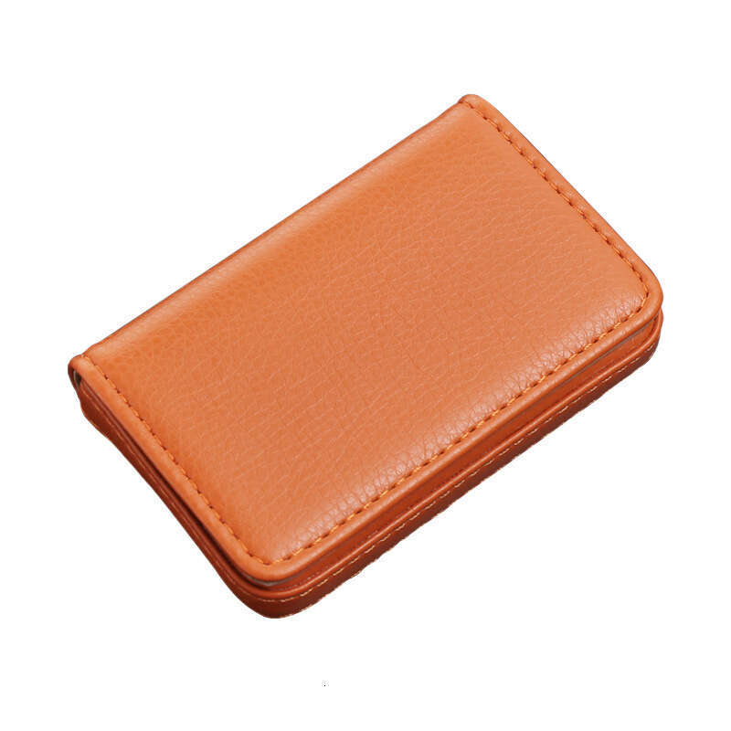 Large Capacity Case Faux Leather Business Bank Credit Card Holder Wallet Handbag Company Enterprise