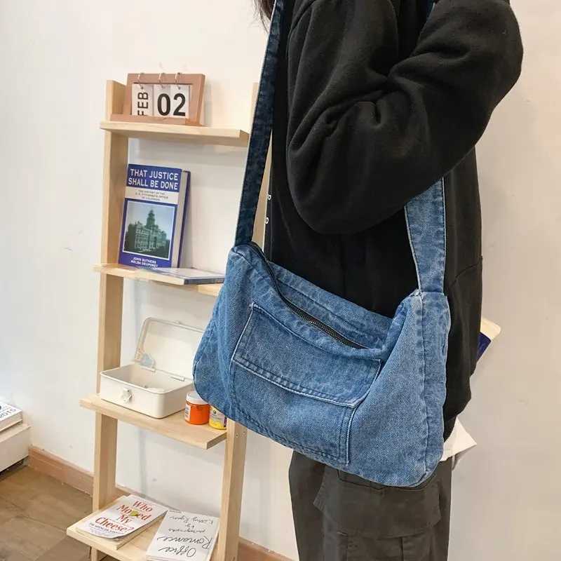 Summer New Shoulder Bag Retro Cowboy Crossbody Bag High Capacity Womens Tote Bags Designer Solid Phone Pack Female Luxury Purse W250602