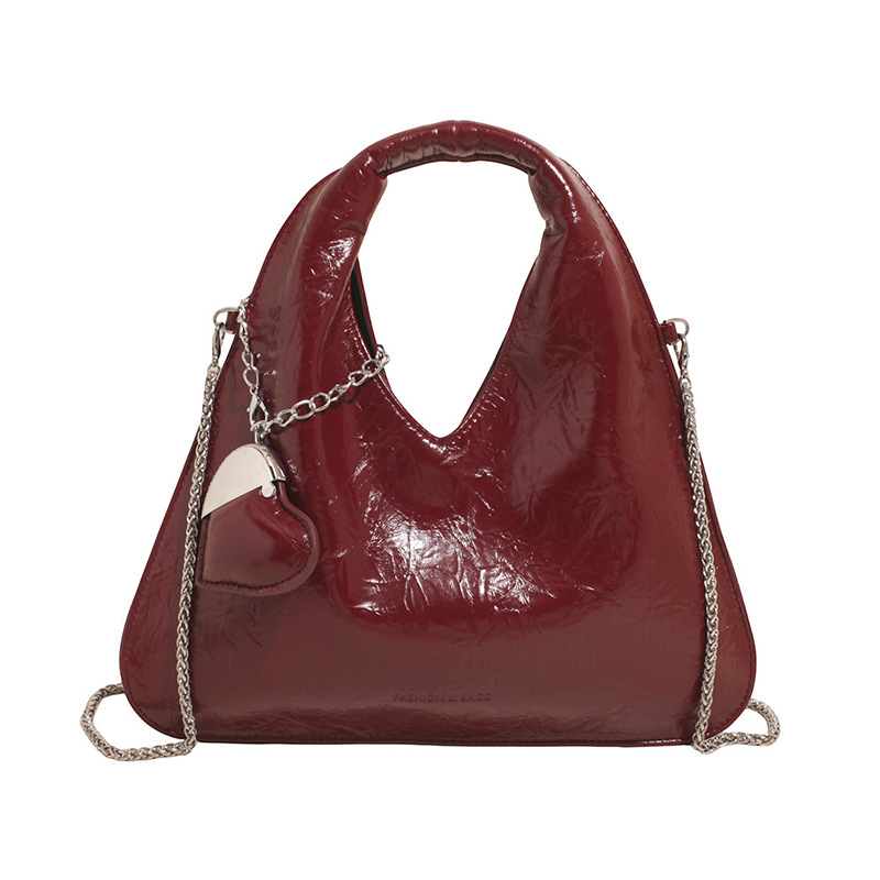 designer Niche Design Triangle Handbag for Women 2025 New High-end Fashion Exquisite Chain Shoulder Crossbody Bag