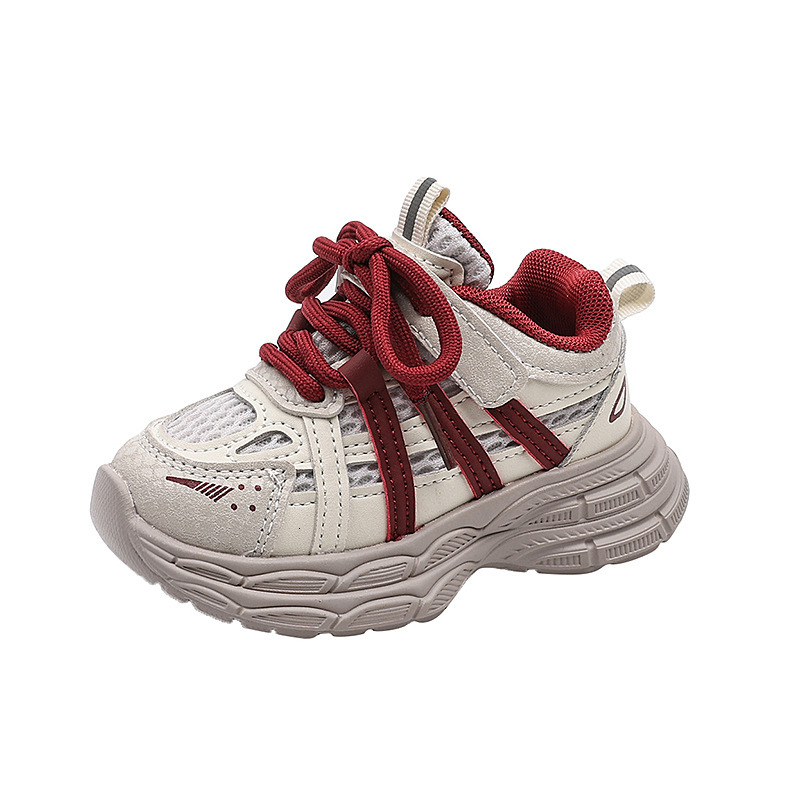 Ddmyshoesvip children's shoes Korean Style Trendy Student Fashion Versatile Casual Hollow Mesh Sneakers Spring Boys And Girls Dad Shoes