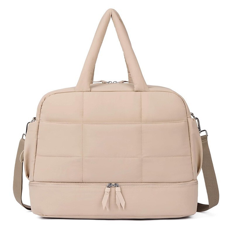 New Duffel Tote Down Handbag Travel with Wet Pocket Gym Bag