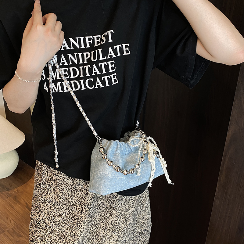 designer Summer New Cloud Chain Women's Bag 2025 Fashion Versatile Stylish Pleated Shoulder Bag Korean Style Niche Crossbody Bag