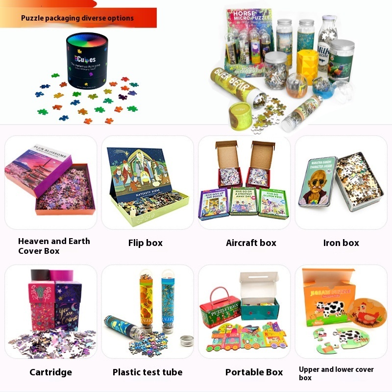 Star Paper 108-Piece Adult Mini Stress Relief Brain Teaser Gift Puzzle