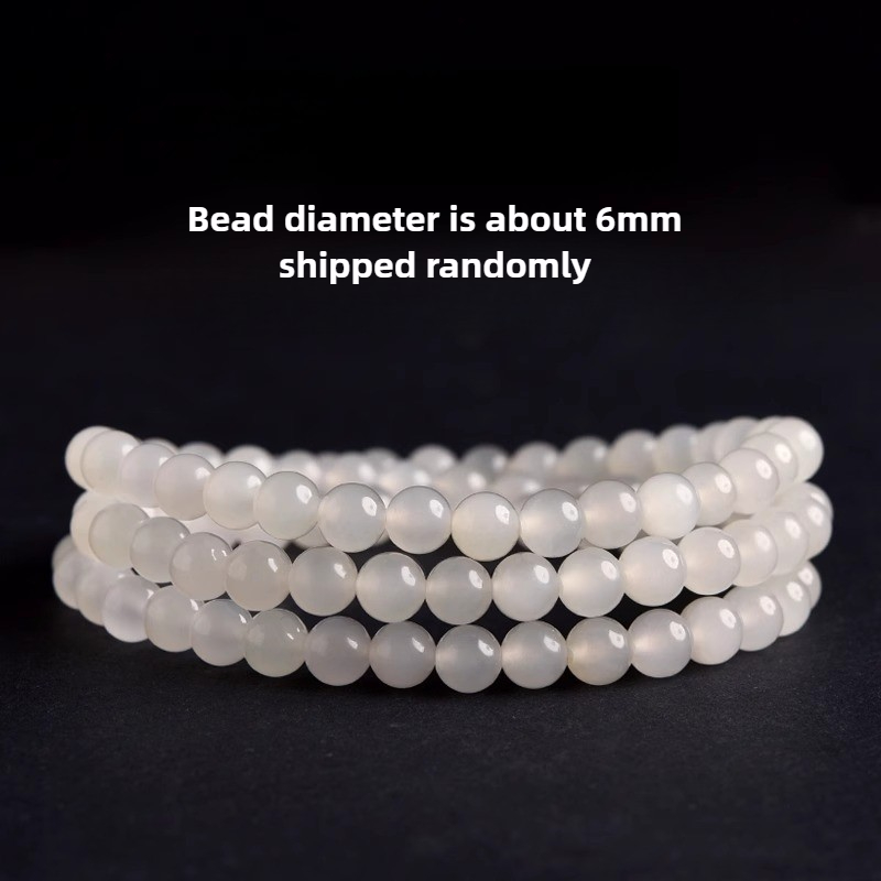 Natural jade, Hetian jade, white fat jade multi-loop bracelet,Nephrite Jade,wuxing implied meaning Nourishing Virtue,Vital Pathways