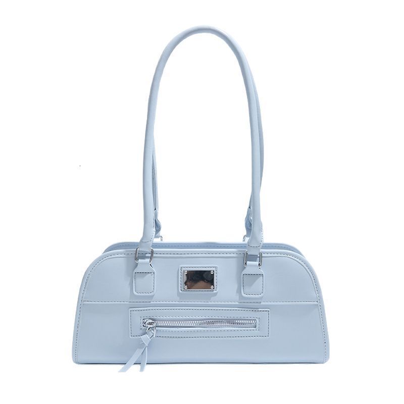 designer casual bag Trend Solid Color Simple Large Capacity Underarm Bag for Women 2025 New Casual Fashion Niche Design Shoulder Bag