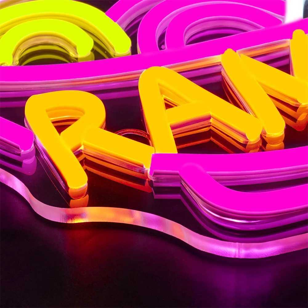 Ramen Neon Sign USB Dimmable Neon Lights for Restaurant Japanese Noodle Shop Bar Kitchen Dining Room Party Business Wall Decor XJ250602