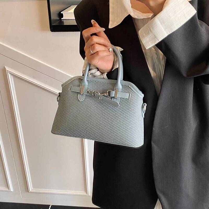 2025 New Handbag, Korean Fashion Texture Leather, niche designer, women's contrasting color, casual commuting, new small square bag