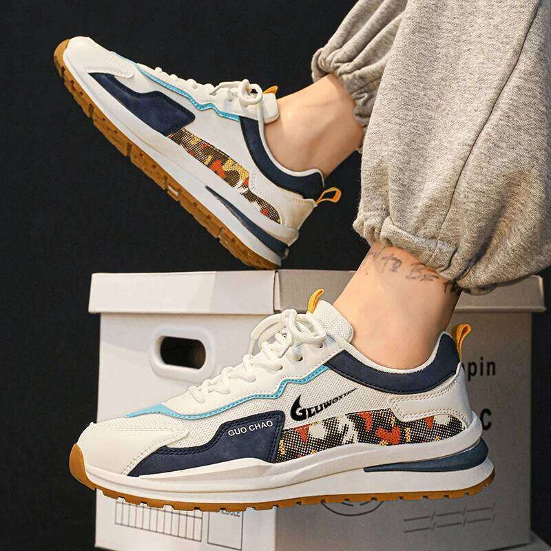 Outdoor Running Shoes Men's Durable Sports Sneakers - Summer Anti-slip Training Footwear Free Shipping