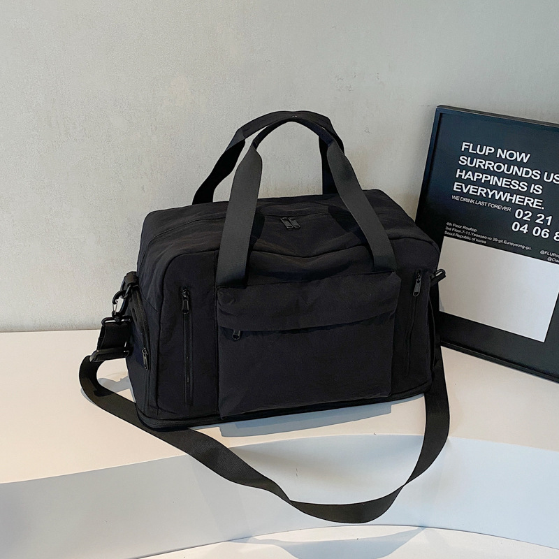 New Casual Large Capacity Handbag Shoulder for Women Versatile Crossbody Tote Travel Yoga Bag Swimming Short Trip